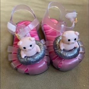 Mini Melissa toddler piggy sandals